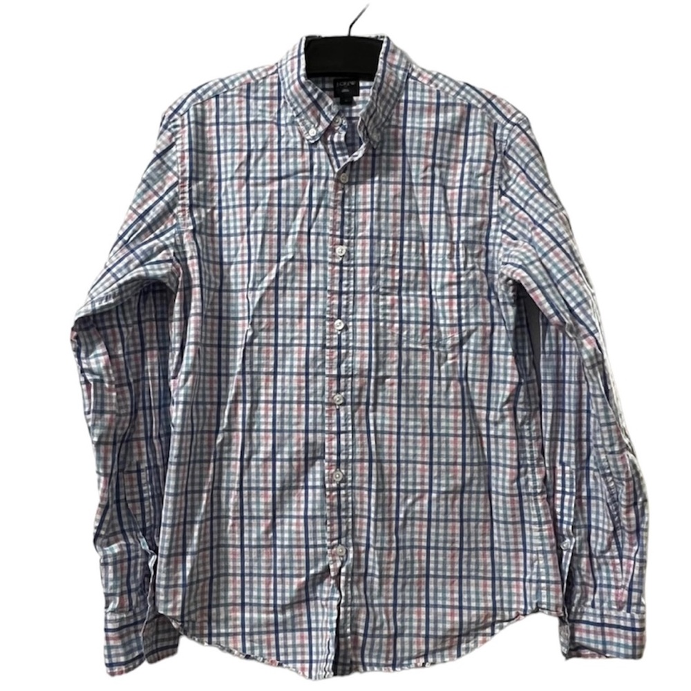 J. CREW Slim Fit Checkered Shirt